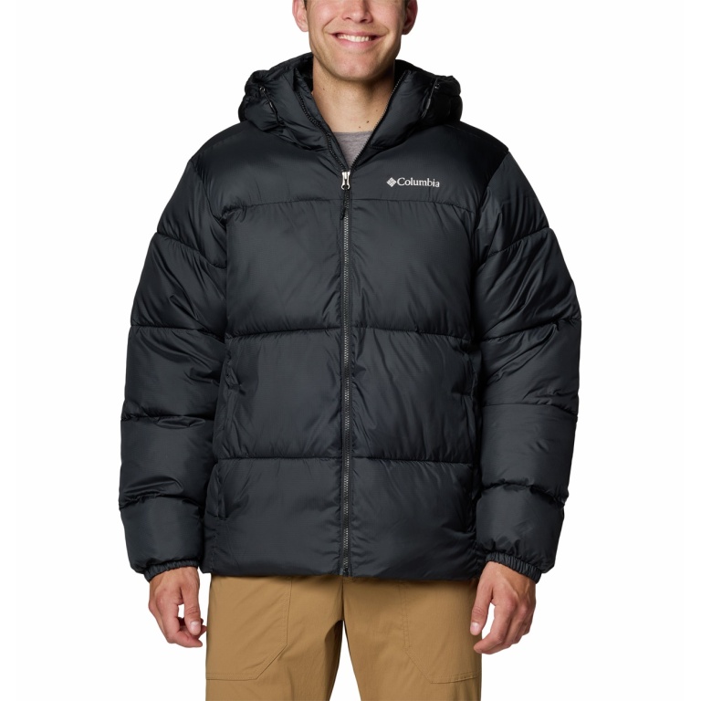 Columbia Winter Jacket Puffect II Hooded (Thermarator Insulation, waterproof) black men's